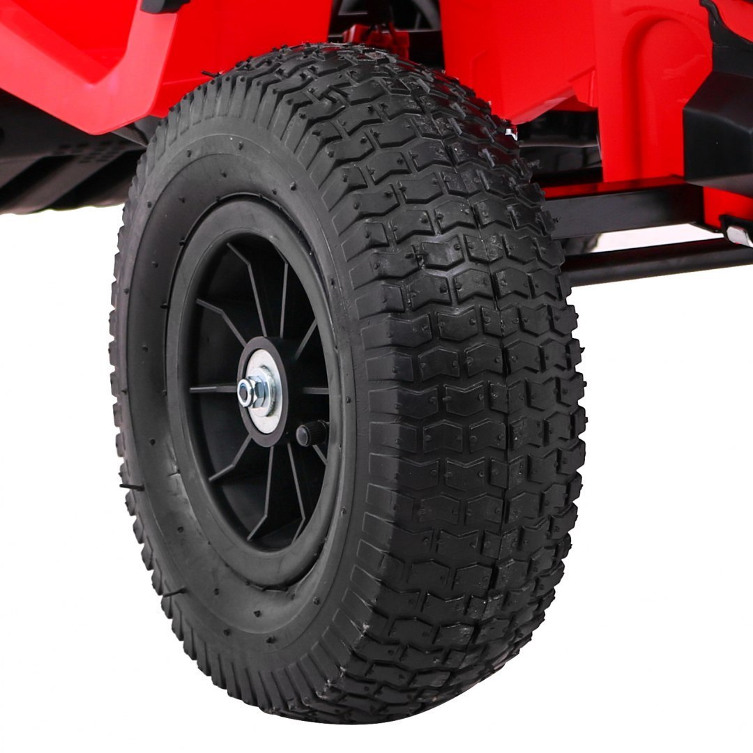 ATV ELECTRIC PENTRU COPII (0906 AIR) cu roti gonflabile Rosu - imagine 8