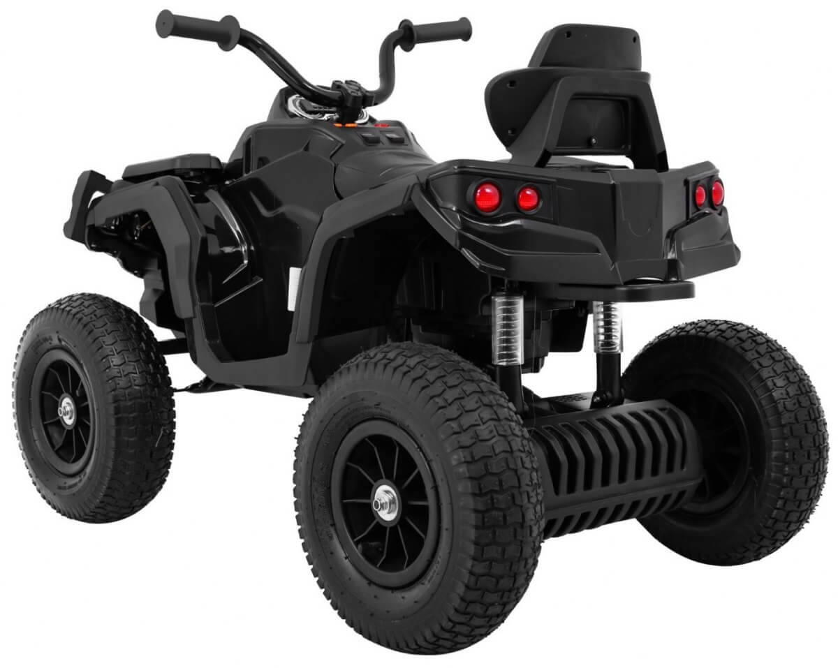 ATV ELECTRIC PENTRU COPII (0906 AIR) cu roti gonflabile Negru - imagine 5