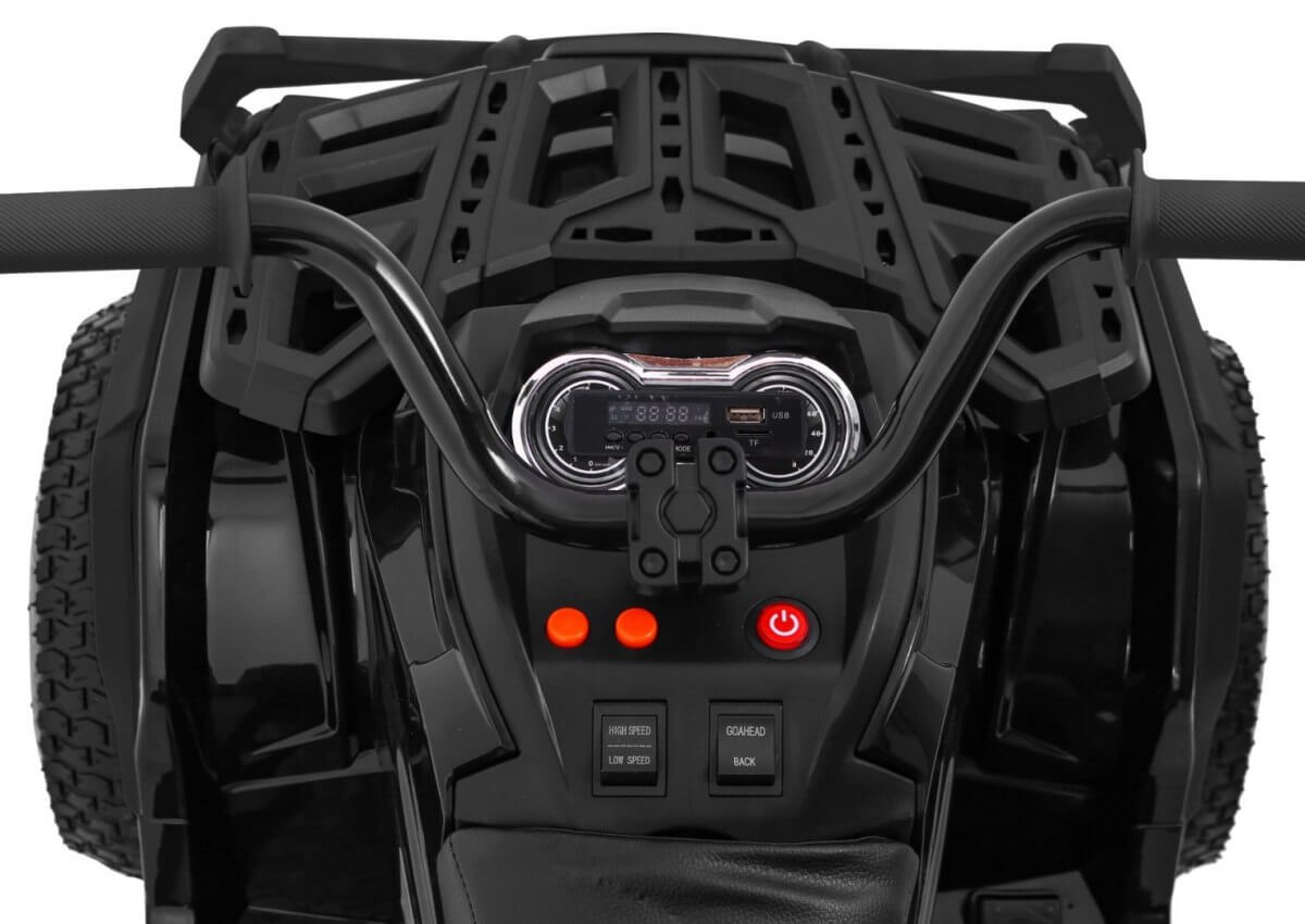 ATV ELECTRIC PENTRU COPII (0906 AIR) cu roti gonflabile Negru - imagine 7