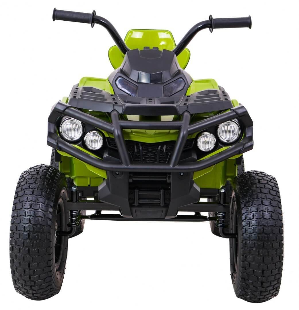 ATV ELECTRIC PENTRU COPII (0906 AIR) cu roti gonflabile Verde - imagine 3