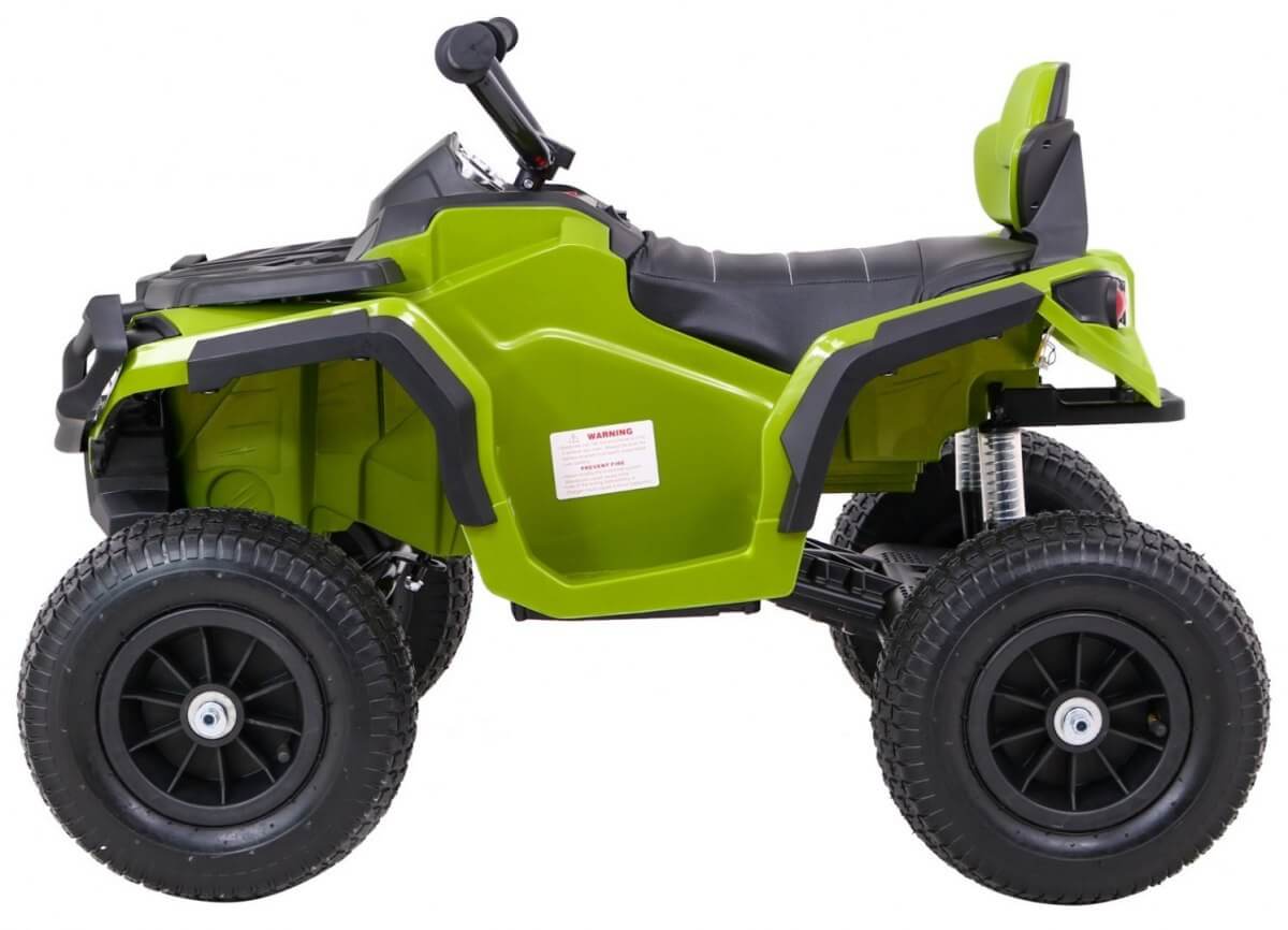 ATV ELECTRIC PENTRU COPII (0906 AIR) cu roti gonflabile Verde - imagine 4