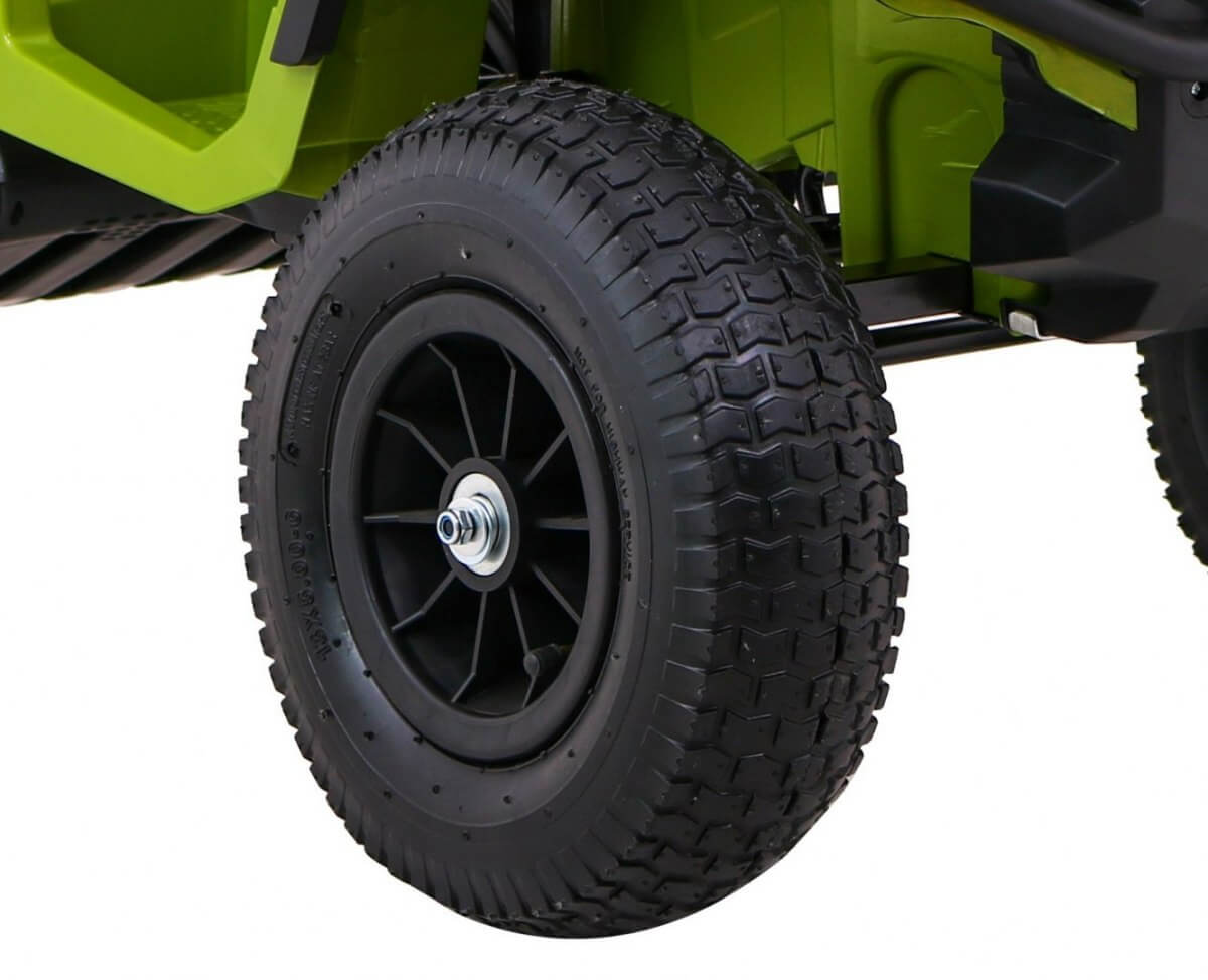 ATV ELECTRIC PENTRU COPII (0906 AIR) cu roti gonflabile Verde - imagine 6