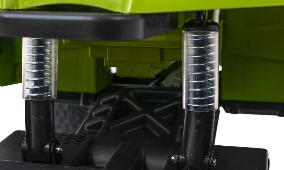 ATV ELECTRIC PENTRU COPII (0906 AIR) cu roti gonflabile Verde - imagine 7