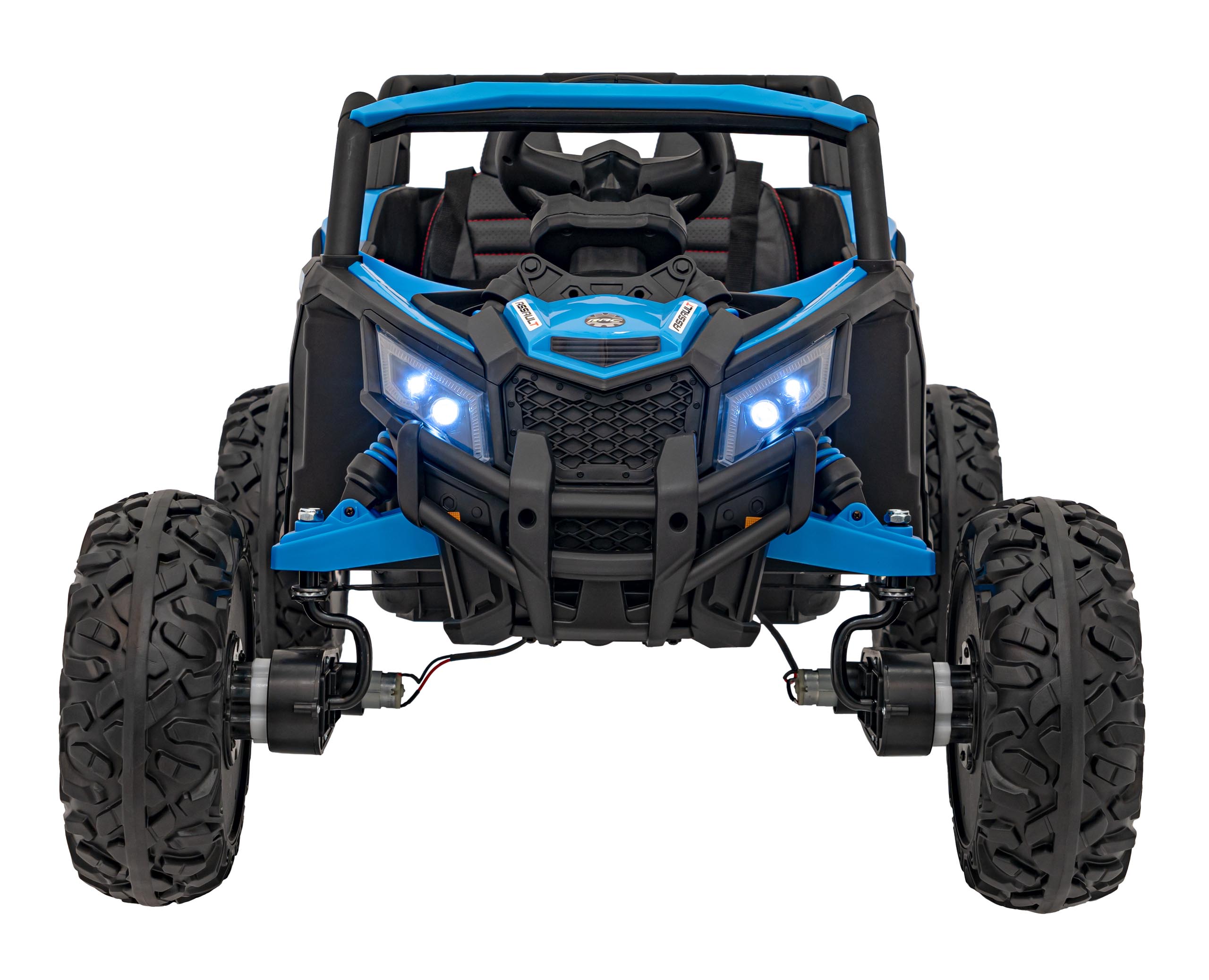 UTV electric pentru copii DEFEND 4x4 (105) Albastru - imagine 6