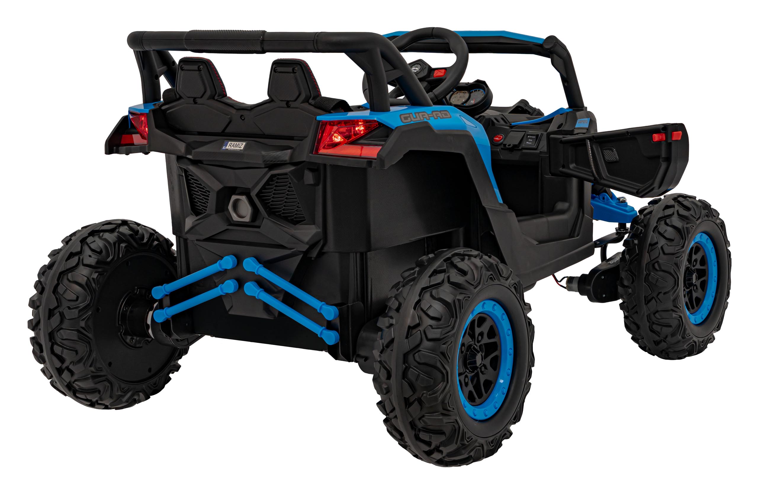UTV electric pentru copii DEFEND 4x4 (105) Albastru - imagine 7