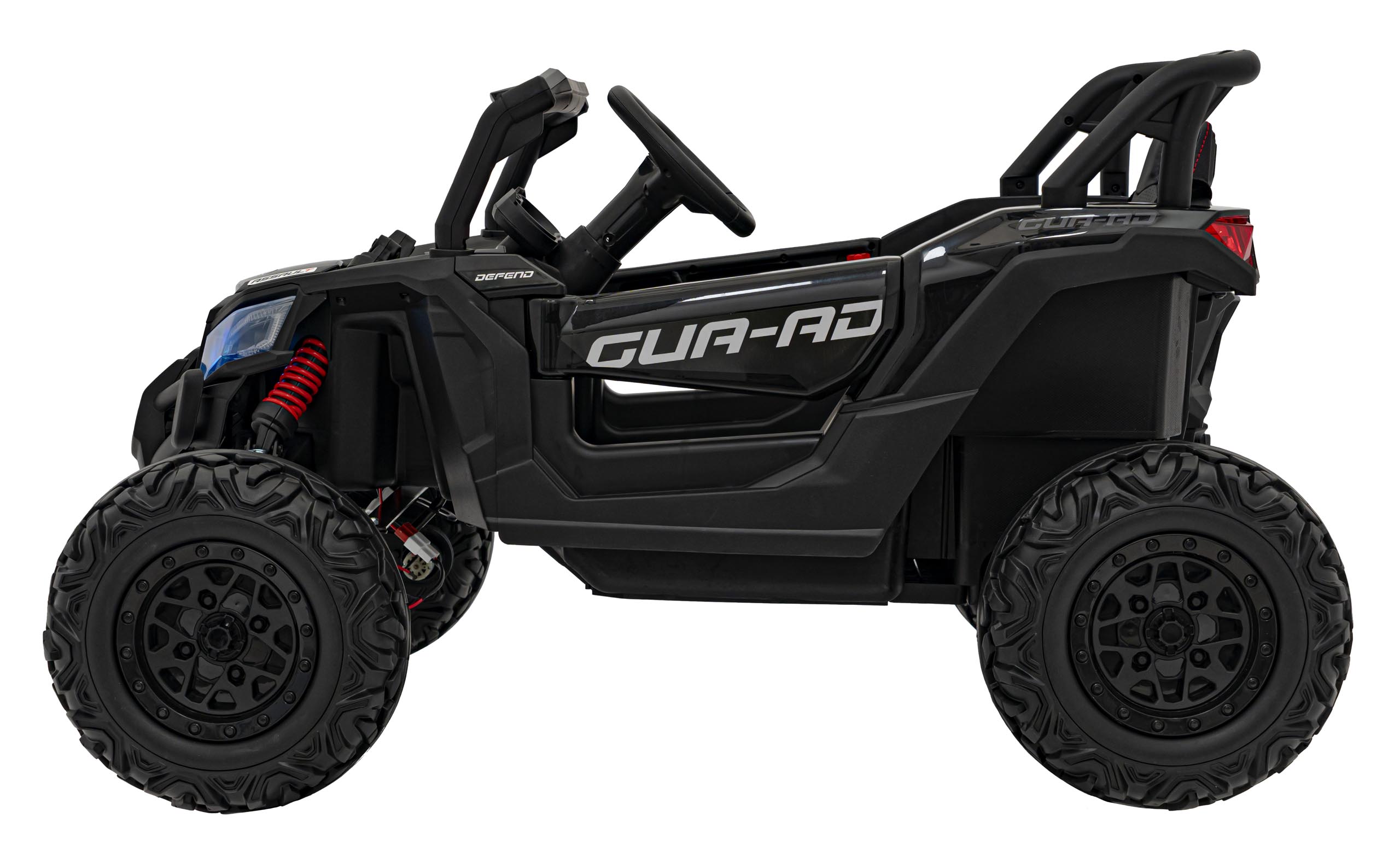 UTV electric pentru copii DEFEND 4x4 (105) Negru - imagine 2