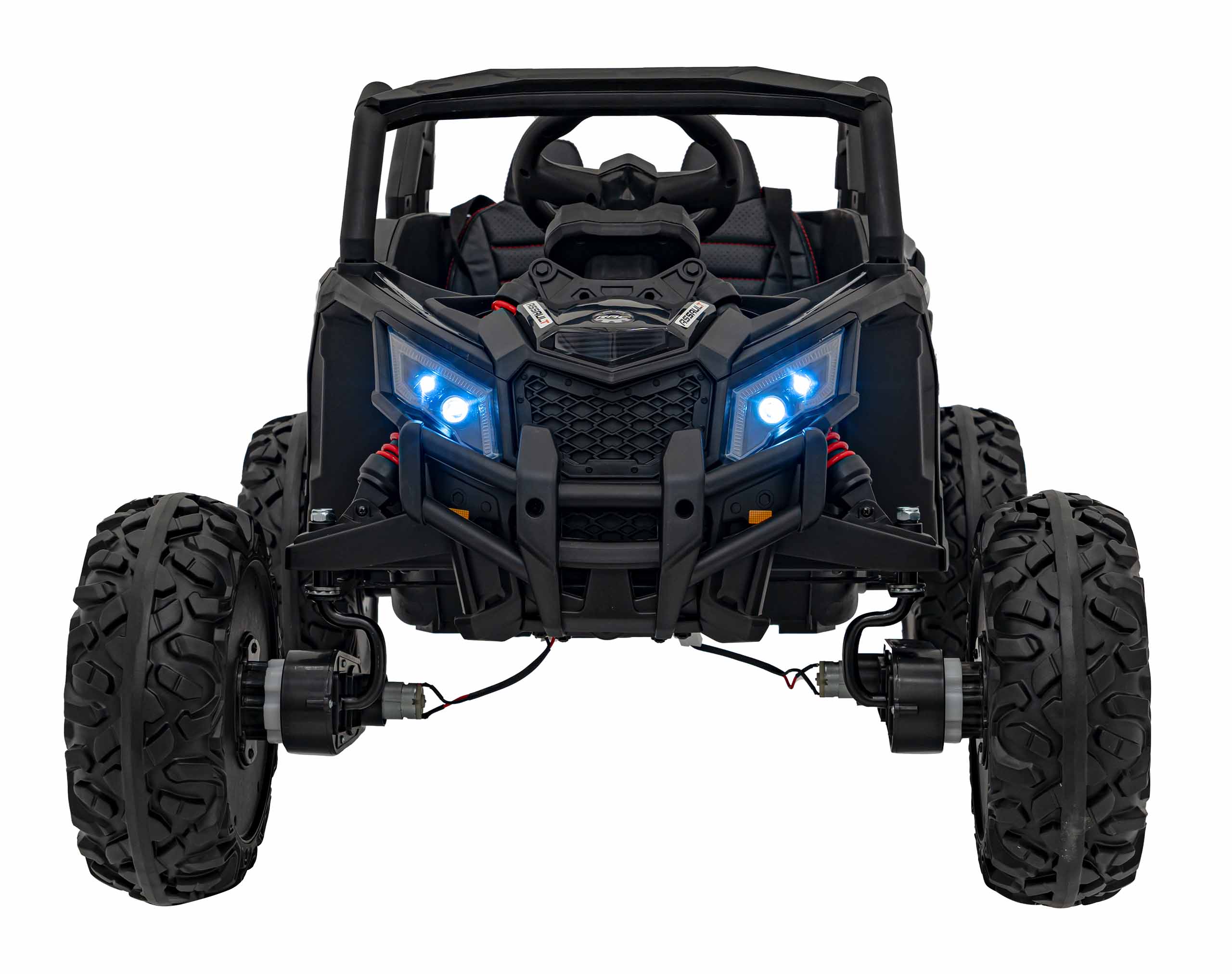UTV electric pentru copii DEFEND 4x4 (105) Negru - imagine 8