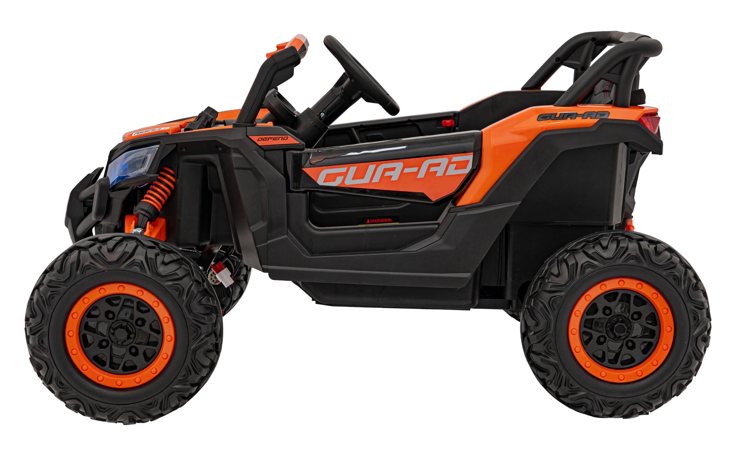 UTV electric pentru copii DEFEND 4x4 (105) Portocaliu - imagine 2