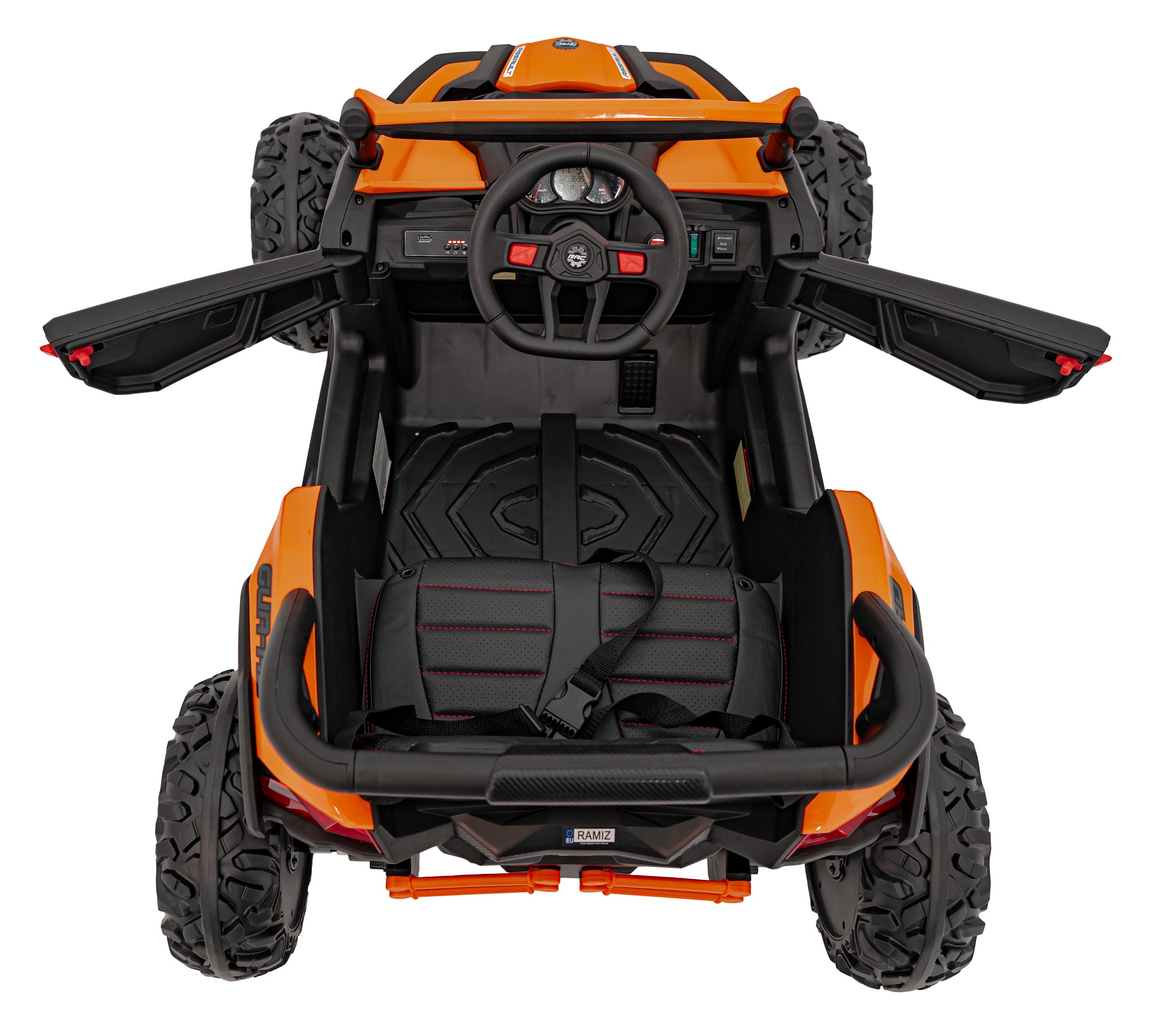 UTV electric pentru copii DEFEND 4x4 (105) Portocaliu - imagine 6