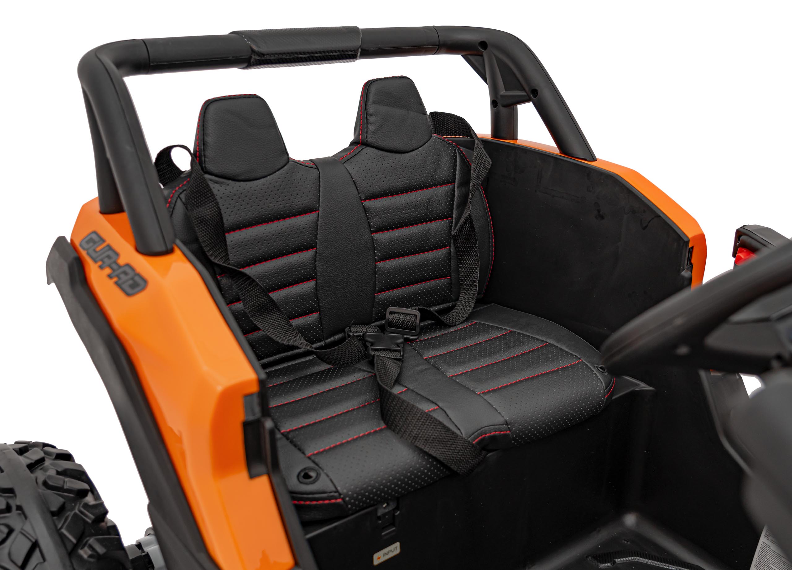 UTV electric pentru copii DEFEND 4x4 (105) Portocaliu - imagine 5