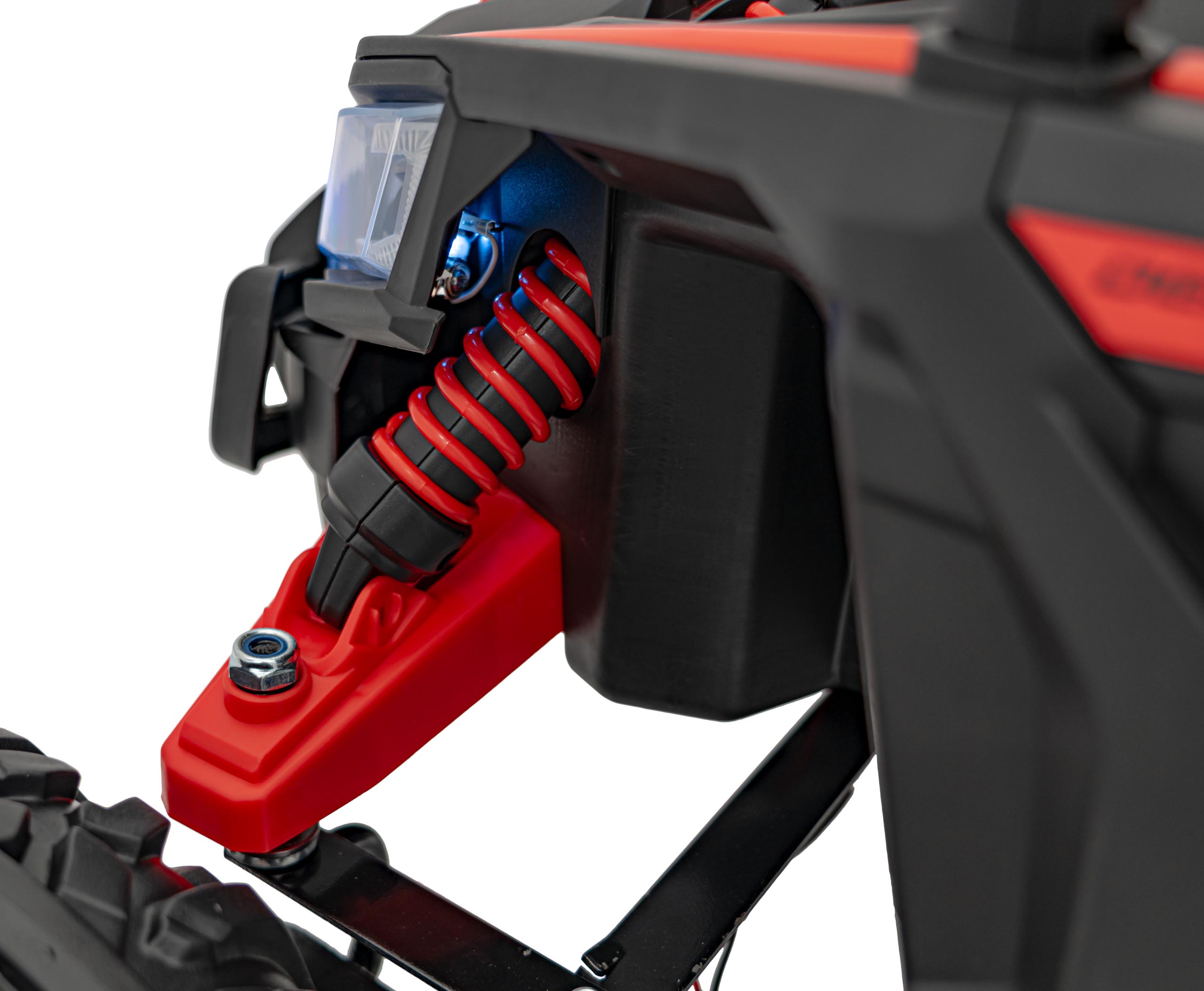 UTV electric pentru copii DEFEND 4x4 (105) Rosu - imagine 2
