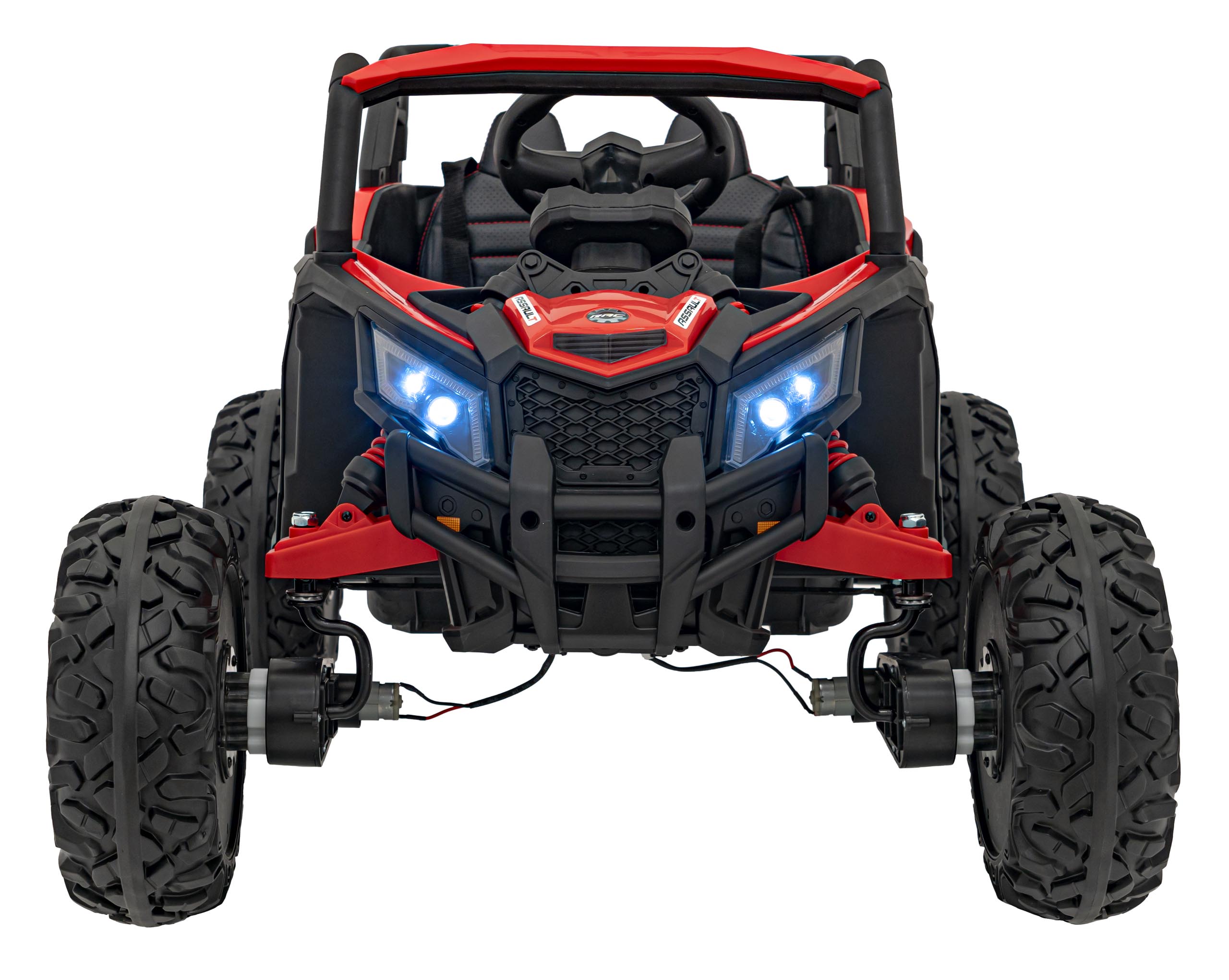 UTV electric pentru copii DEFEND 4x4 (105) Rosu - imagine 8