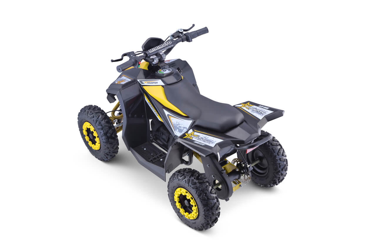 ATV electric pentru copii HIGHPER 1000W 48V (11E) Galben - imagine 2