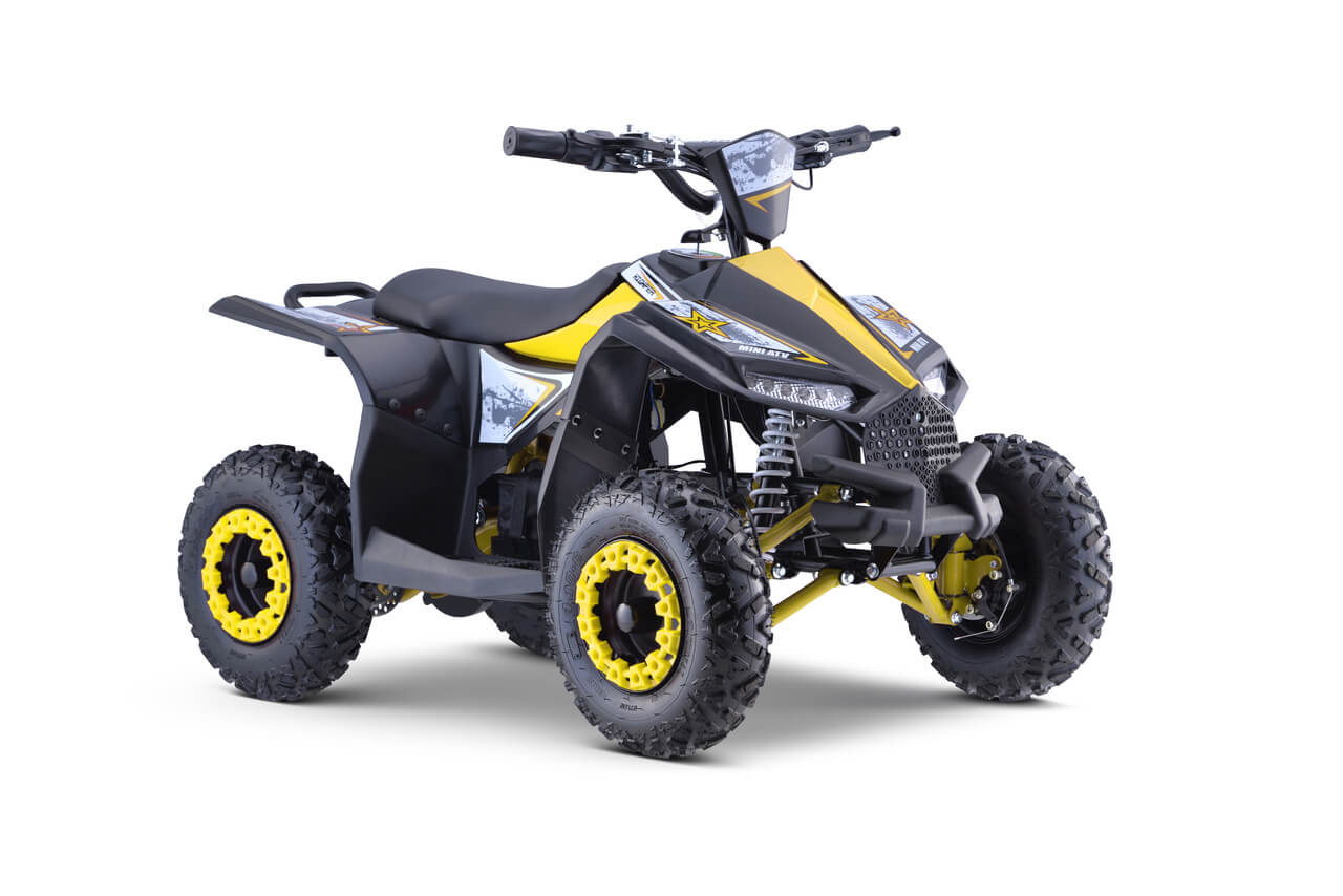 ATV electric pentru copii HIGHPER 1000W 48V (11E) Galben - imagine 3
