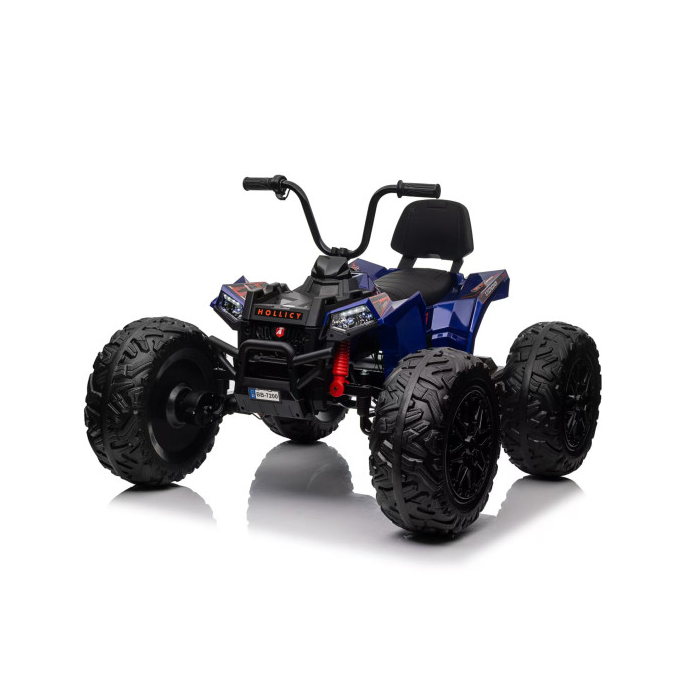 ATV electric pentru copii Monster Wheel 4x4 24V 350W (sx2129) Albastru