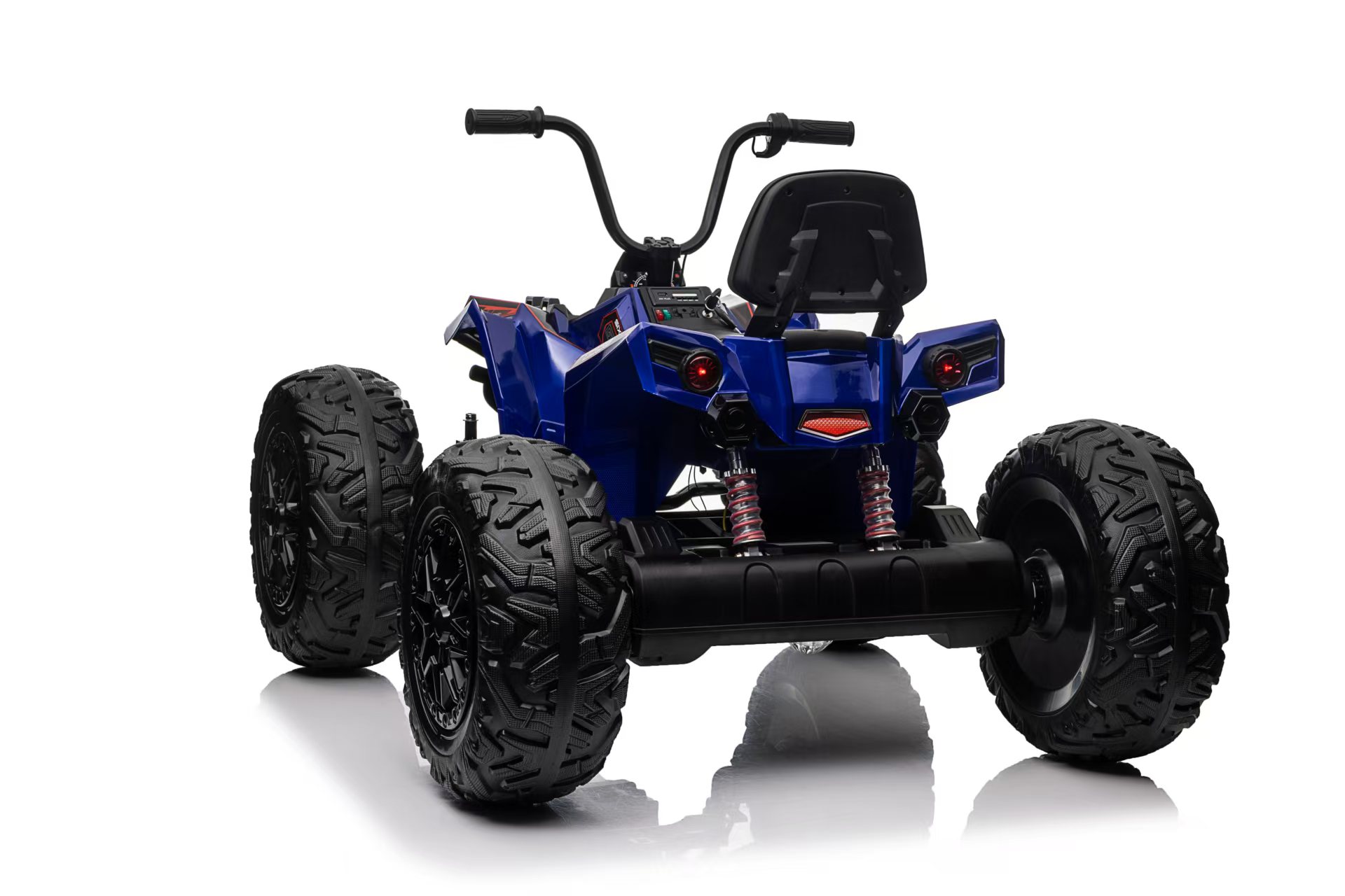 ATV electric pentru copii Monster Wheel 4x4 24V 350W (sx2129) Albastru - imagine 4