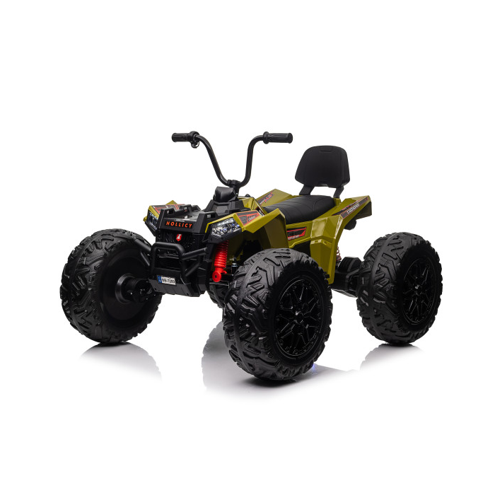 ATV electric pentru copii Monster Wheel 4x4 24V 350W (sx2129) Verde
