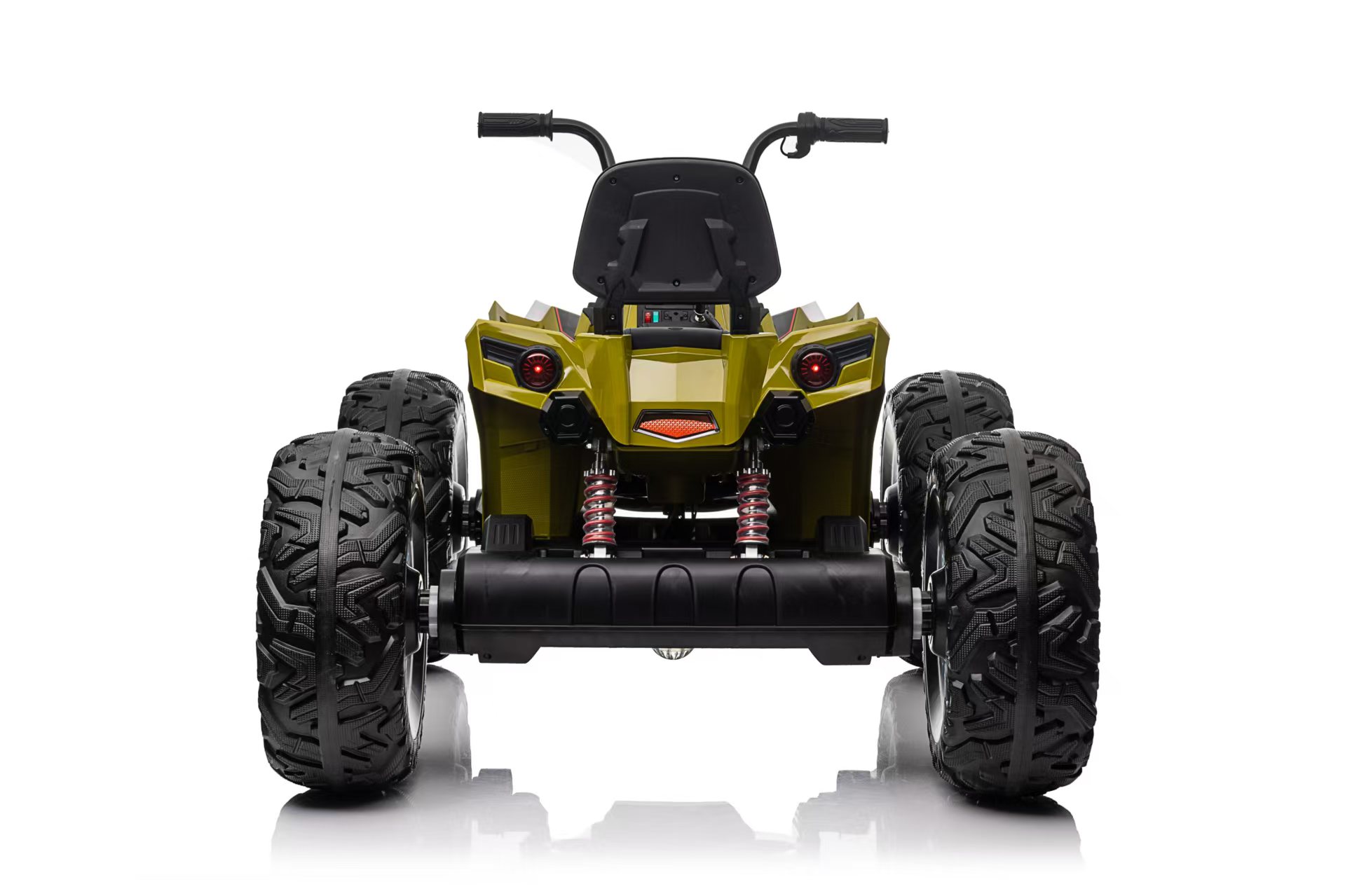 ATV electric pentru copii Monster Wheel 4x4 24V 350W (sx2129) Verde - imagine 4