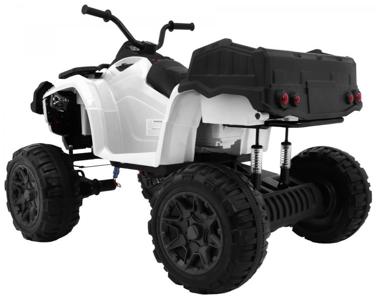 ATV electric pentru copii QUAD XL 4x4 12 volti (0909) Alb - imagine 3