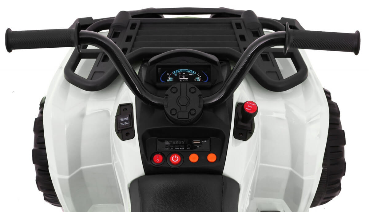 ATV electric pentru copii QUAD XL 4x4 12 volti (0909) Alb - imagine 6