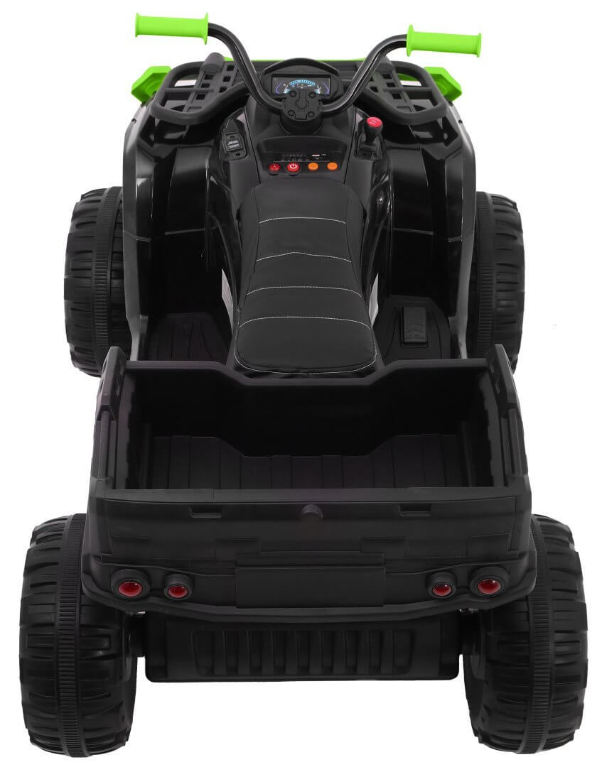 ATV electric pentru copii QUAD XL 4x4 12 volti (0909) Negru/Verde - imagine 4