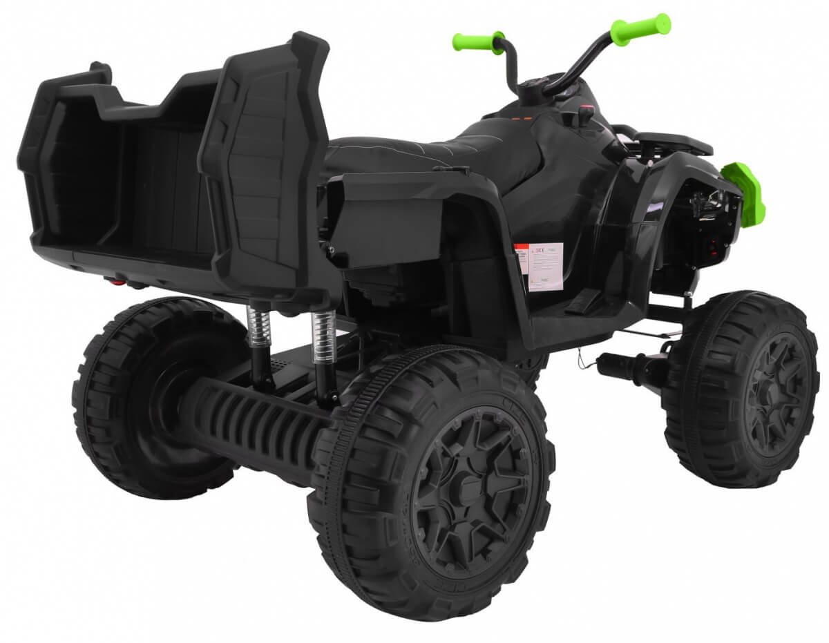 ATV electric pentru copii QUAD XL 4x4 12 volti (0909) Negru/Verde - imagine 5