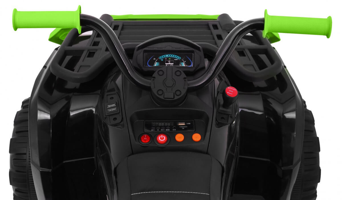 ATV electric pentru copii QUAD XL 4x4 12 volti (0909) Negru/Verde - imagine 7