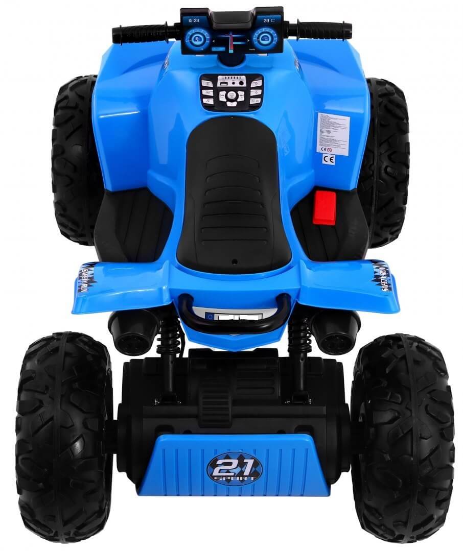 ATV electric pentru copii QUAD SPORT RUN 4X4 (2888) Albastru - imagine 6