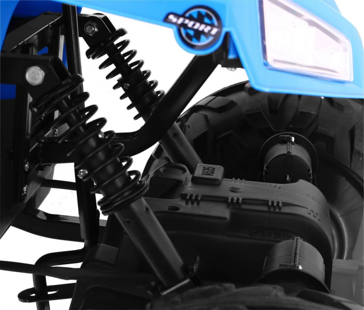 ATV electric pentru copii QUAD SPORT RUN 4X4 (2888) Albastru - imagine 7