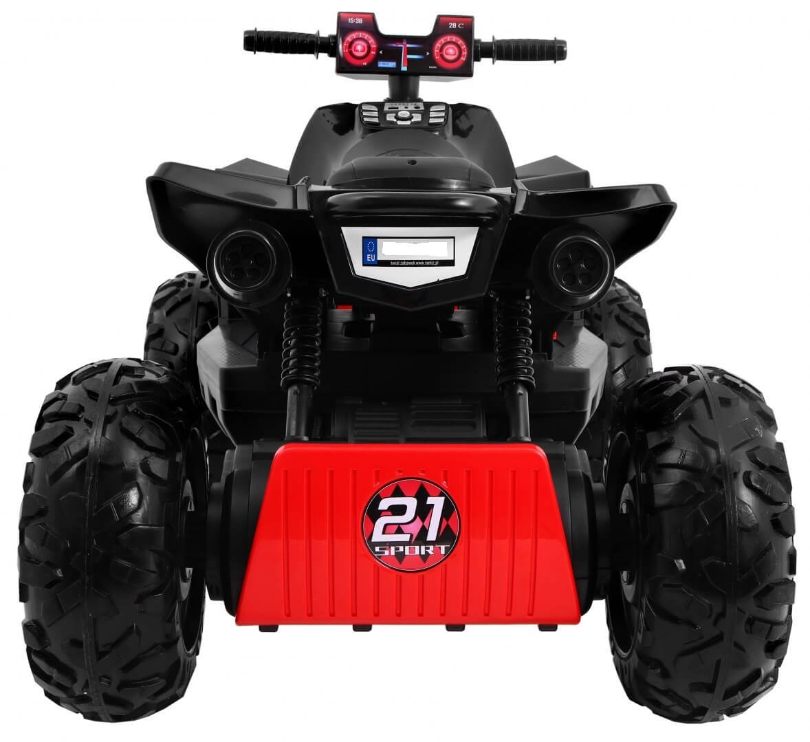 ATV electric pentru copii QUAD SPORT RUN 4X4 (2888) Negru - imagine 2