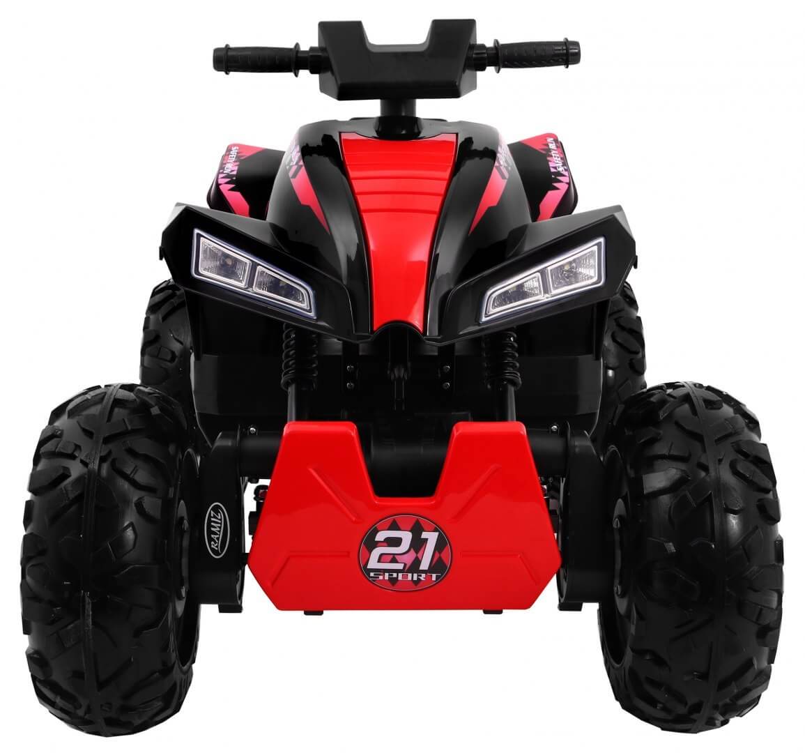 ATV electric pentru copii QUAD SPORT RUN 4X4 (2888) Negru - imagine 5