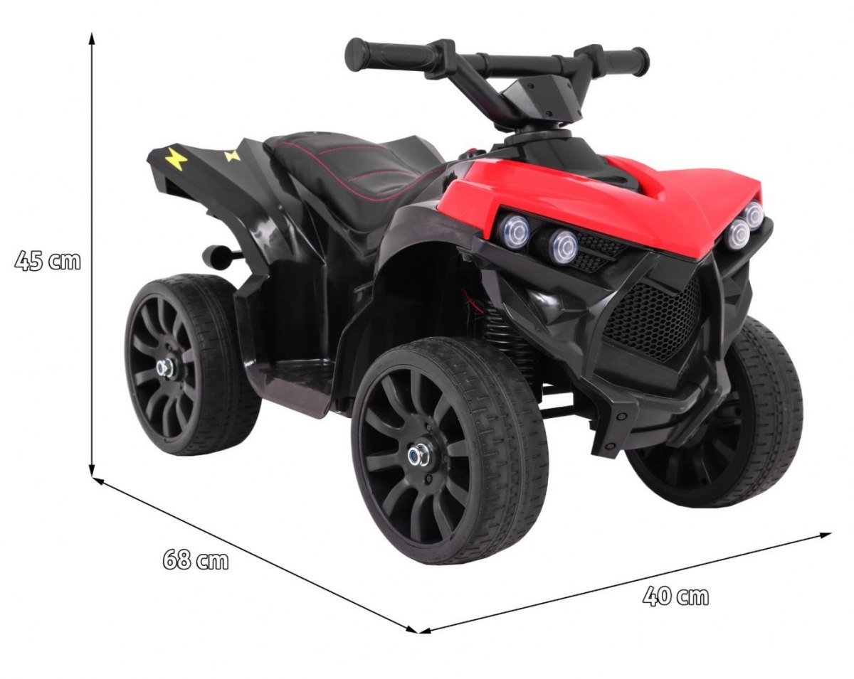 ATV electric pentru copii NAVI (570) 6 volti, Rosu - imagine 2