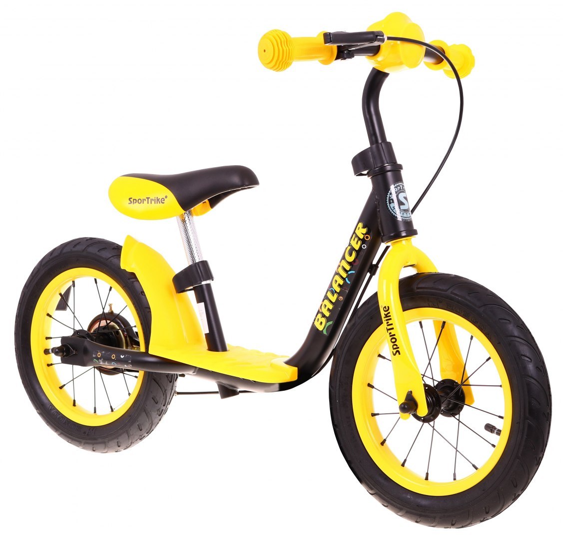 Bicicleta de echilibru fara pedale BALANCER, Galben - imagine 2