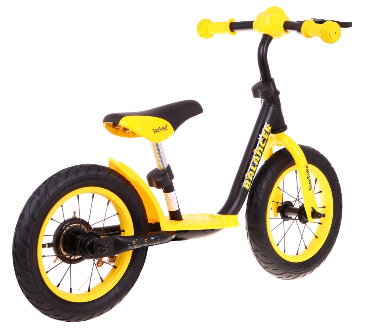 Bicicleta de echilibru fara pedale BALANCER, Galben - imagine 3