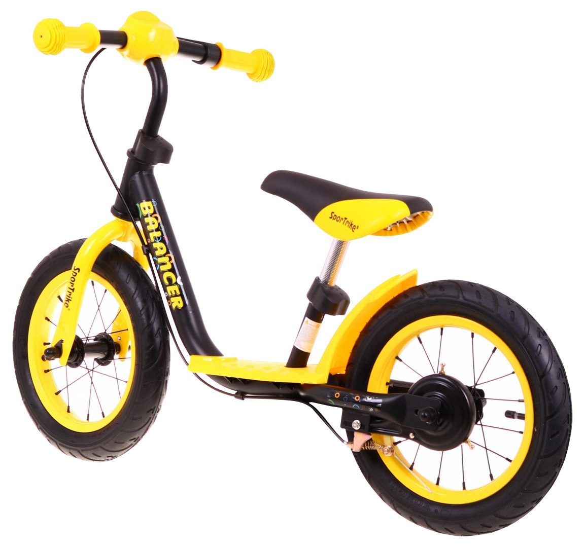 Bicicleta de echilibru fara pedale BALANCER, Galben - imagine 4