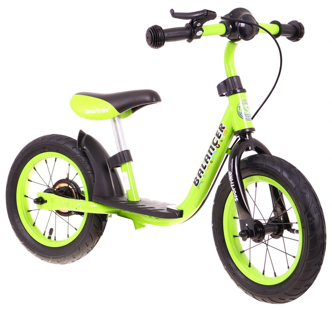 Bicicleta de echilibru fara pedale BALANCER, Verde - imagine 2