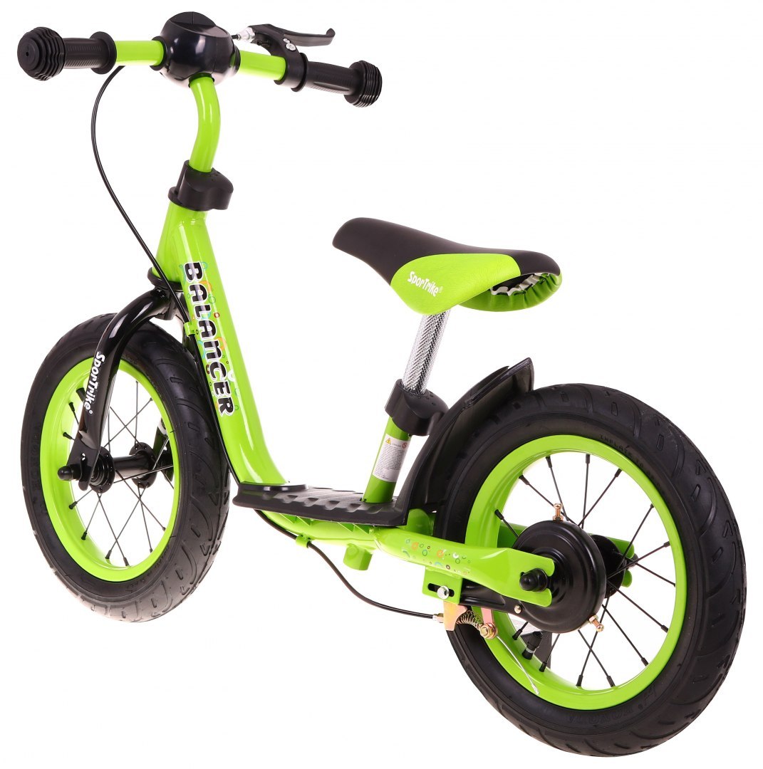 Bicicleta de echilibru fara pedale BALANCER, Verde - imagine 4