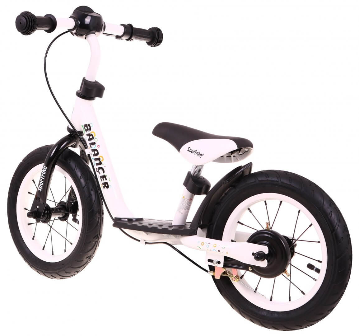 Bicicleta de echilibru fara pedale BALANCER , Alb - imagine 3