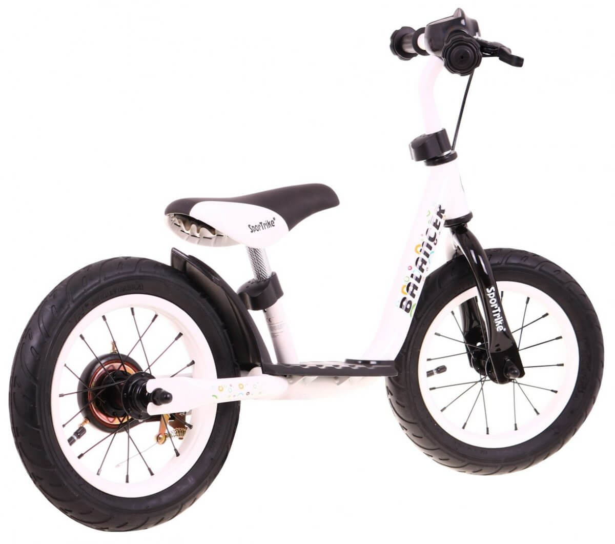 Bicicleta de echilibru fara pedale BALANCER , Alb - imagine 4