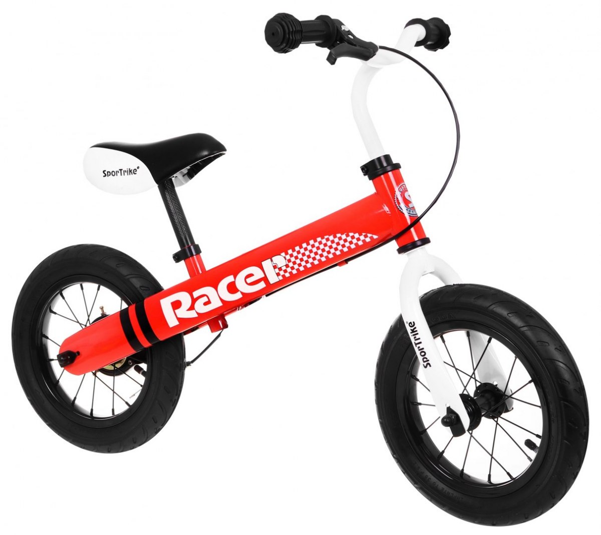 Bicicleta de echilibru fara pedale RACER, Rosu - imagine 2
