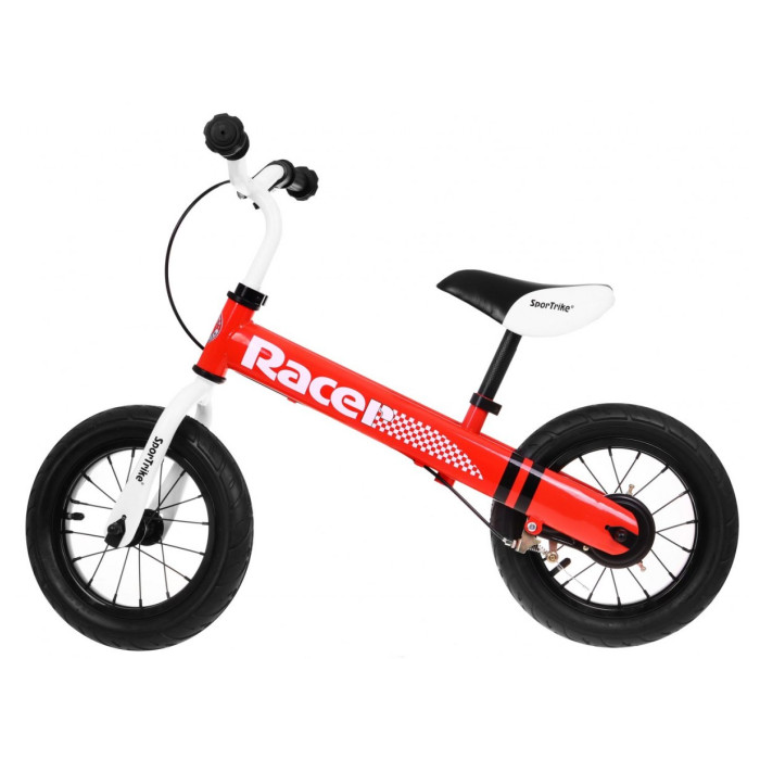 Bicicleta de echilibru fara pedale RACER, Rosu