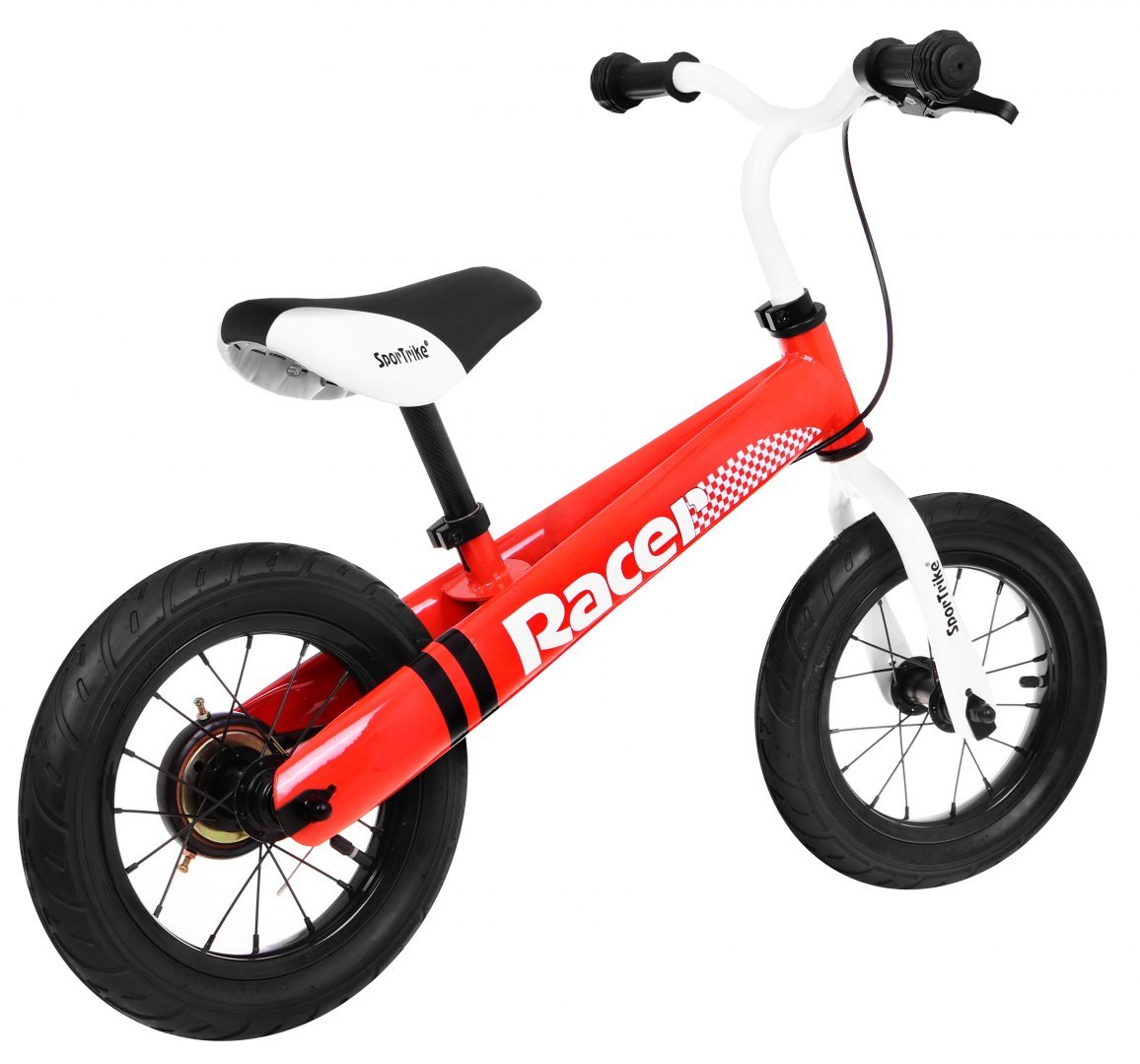 Bicicleta de echilibru fara pedale RACER, Rosu - imagine 5