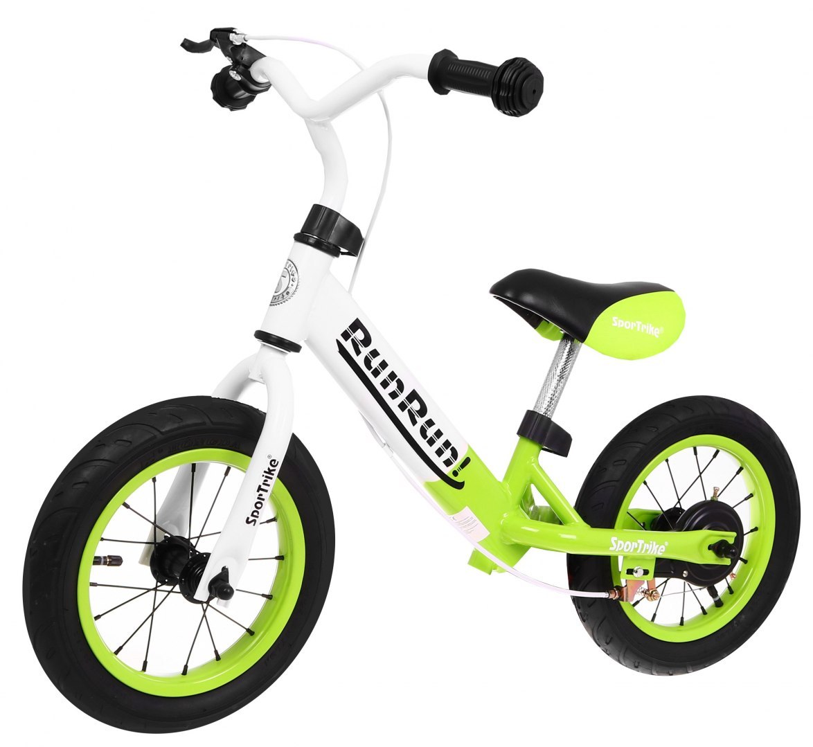 Bicicleta de echilibru fara pedale RUN RUN, Verde - imagine 4