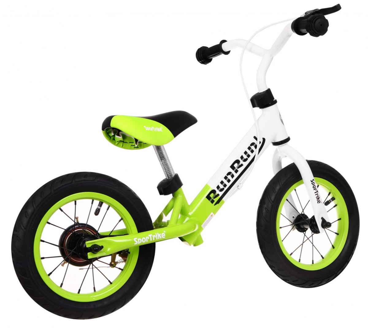 Bicicleta de echilibru fara pedale RUN RUN, Verde - imagine 5