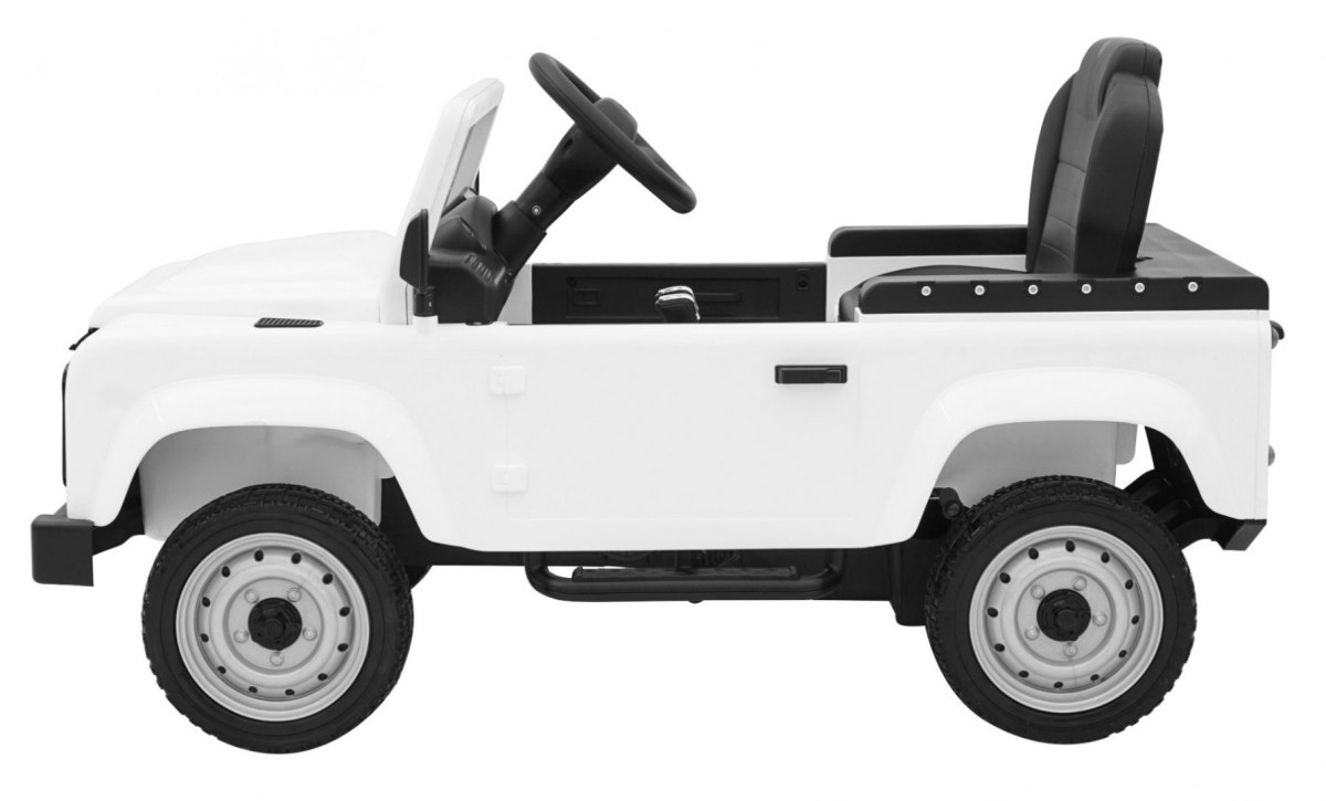 Kart cu pedale pentru copii Land Rover Defender (1588) Alb - imagine 4
