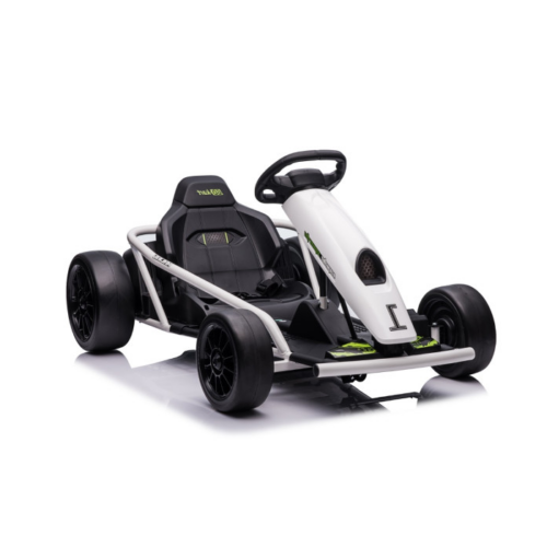 Kart electric pentru copii FX1 Drift Master, Face Lift 24V 500W viteza maxima 13 km/h, Alb