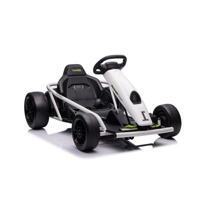 Kart electric pentru copii FX1 Drift Master, Face Lift 24V 500W viteza maxima 13 km/h, Alb