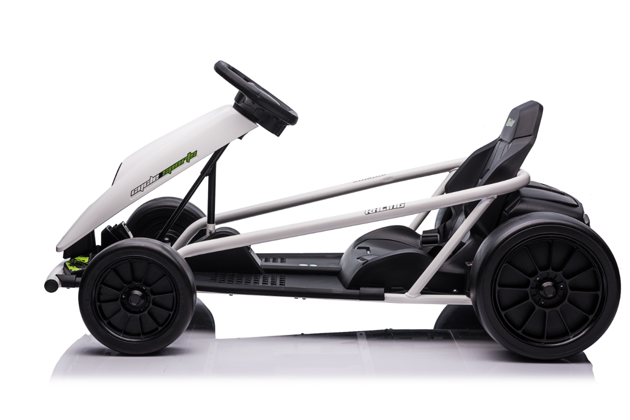 Kart electric pentru copii FX1 Drift Master, Face Lift 24V 500W viteza maxima 13 km/h, Alb - imagine 2