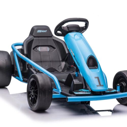 Kart electric pentru copii FX1 Drift Master, Face Lift 24V 500W cu viteza maxima 13 km/h (8888) Albastru