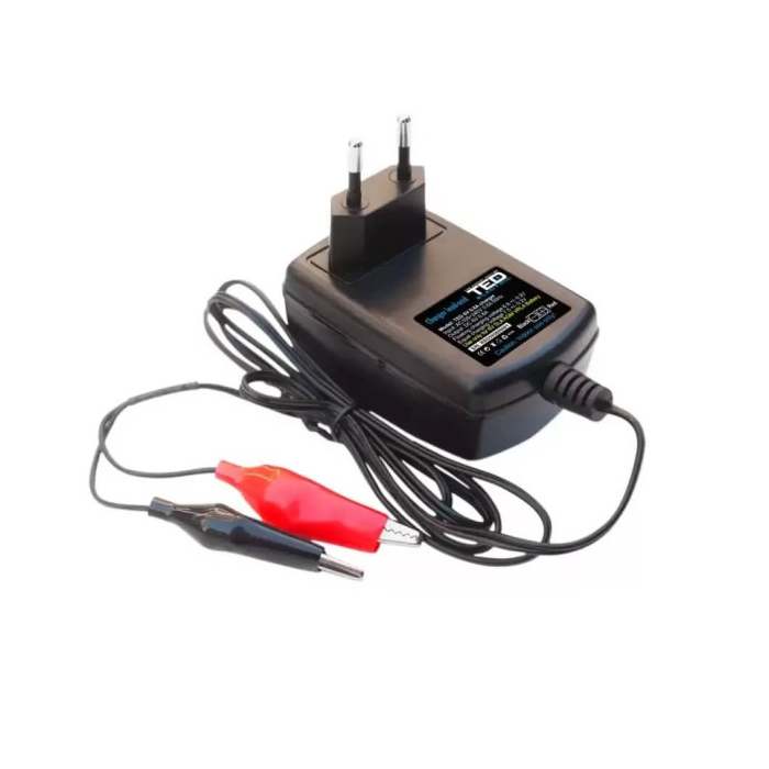 Incarcator TED 6V/0.8Ah cu autodebransare pentru acumulatori si masinute electrice pentru copii